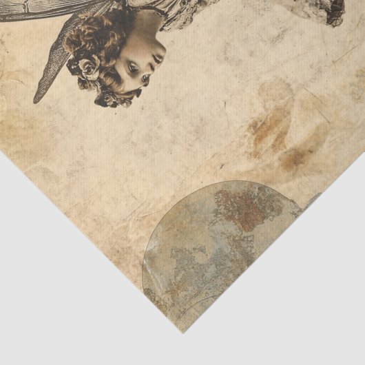  Fairy Girl Wings Decoupage Papier (Detail)