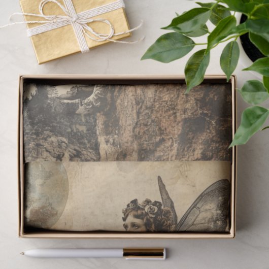  Fairy Girl Wings Decoupage Papier (Geschenk)