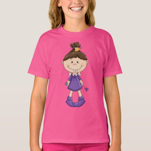Fairy Girls' Basic T-Shirt (Voorkant)