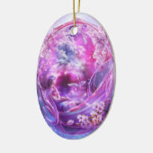 Fairy - Girly Digital Art Keramisch Ornament (Links)
