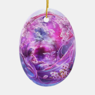 Fairy - Girly Digital Art Keramisch Ornament