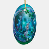 Fairy - Girly Digital Art Keramisch Ornament (Rechts)