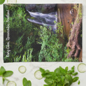 Fairy Glen waterfall Kitchen theedoeken (Gevouwen)