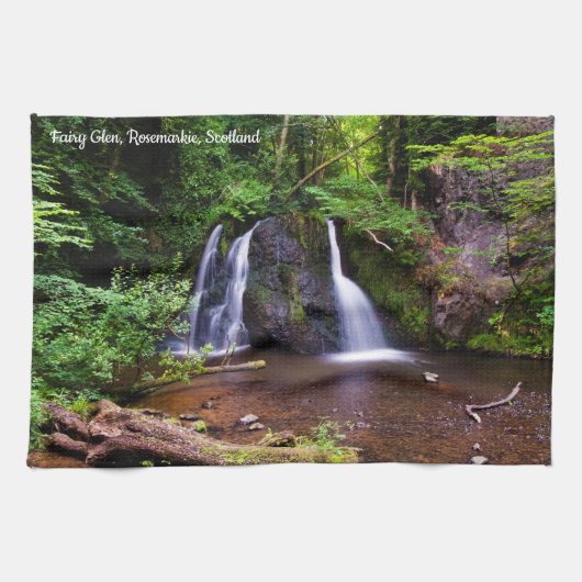 Fairy Glen waterfall Kitchen theedoeken (Horizontaal)