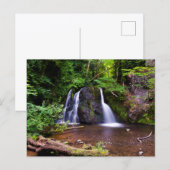 Fairy Glen waterfall, Rosemarkie Briefkaart (Voorkant / Achterkant)