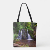 Fairy Glen waterfall, Rosemarkie Canvas tas (Achterkant)