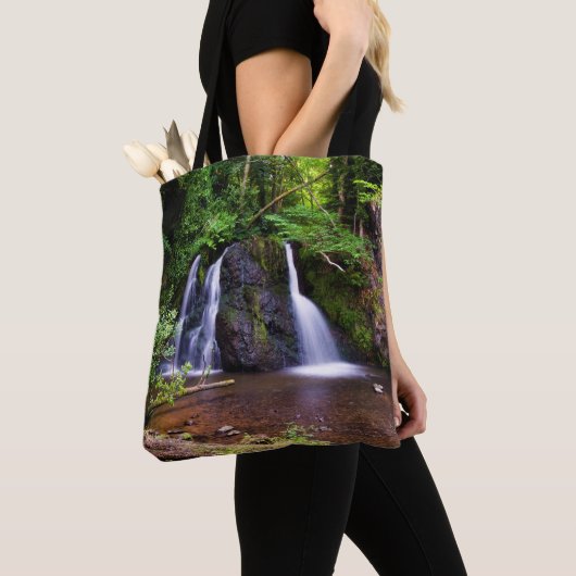 Fairy Glen waterfall, Rosemarkie Canvas tas (Dichtbij)