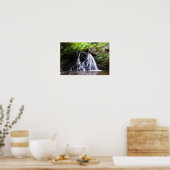 Fairy Glen waterfall, Rosemarkie, Schotland Poster (Keuken)