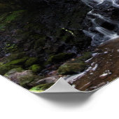 Fairy Glen waterfall, Rosemarkie, Schotland Poster (Hoek)