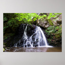 Fairy Glen waterfall, Rosemarkie, Schotland Poster