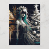 Fairy Glitch Christmas Briefkaart (Voorkant)