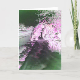 Fairy Glow Pink Wenskaart Kaart