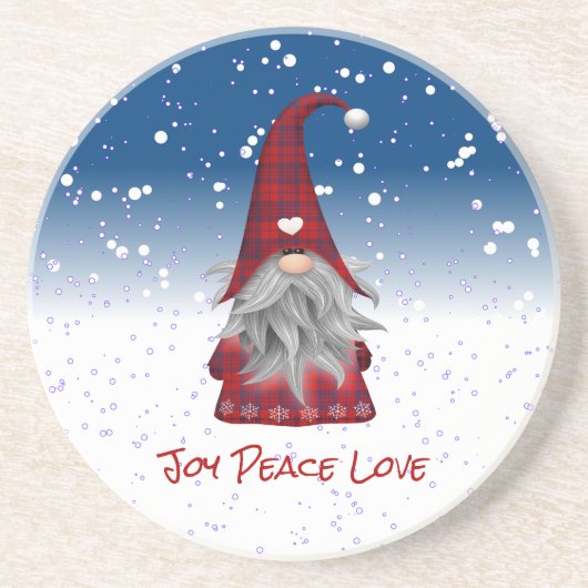 Fairy Gnome Zandsteen Onderzetter (Voorkant)