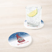 Fairy Gnome Zandsteen Onderzetter (Zijkant)