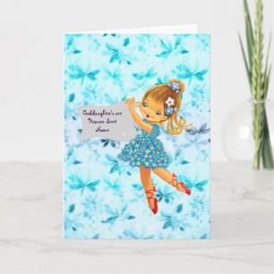  Fairy Goddochter Gift Personated Feestdagen Kaart