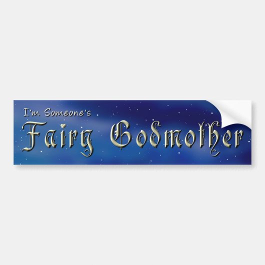 Fairy Godmoeder Bumpersticker (Voorkant)