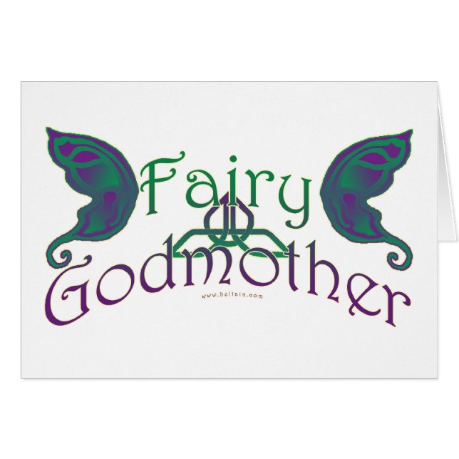 Fairy Godmoeder Design Cards (Voorkant Horizontaal)