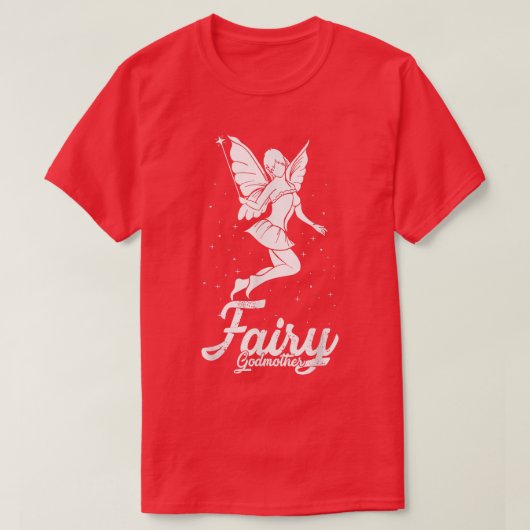 Fairy Godmoeder Fantasy Magical Wand Fantasy T-shirt (Design voorkant)