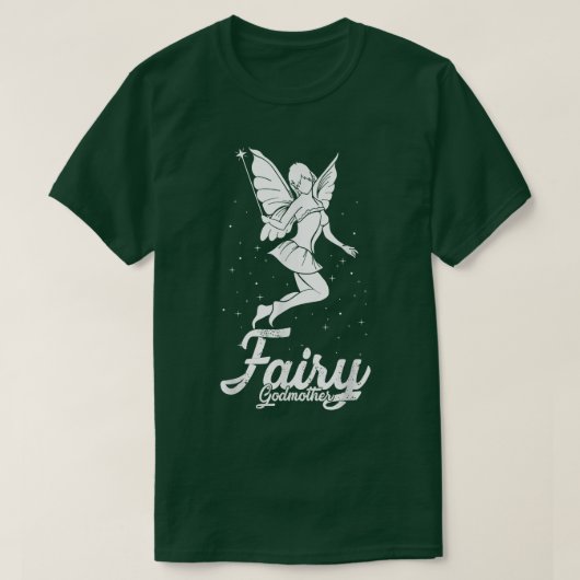 Fairy Godmoeder Godmam 2de mama Godparent T-shirt (Design voorkant)