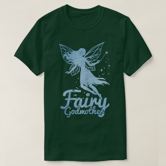 Fairy Godmoeder Magic Wand Fantasy T-shirt (Design voorkant)