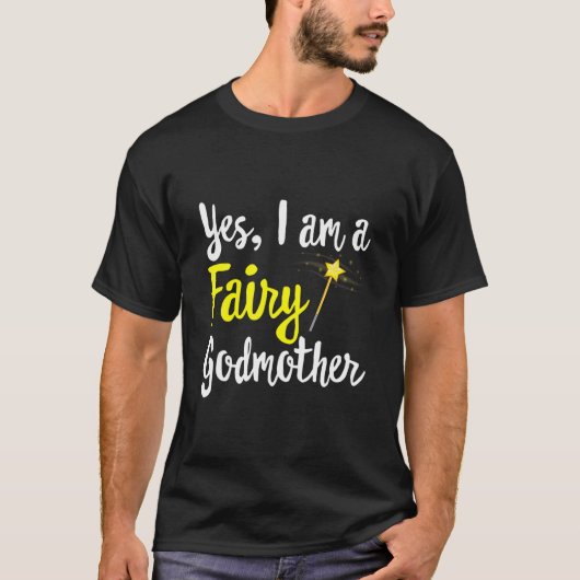 Fairy Godmoeder Magic Wand Funny Mama Ma-My Fanta T-shirt (Voorkant)