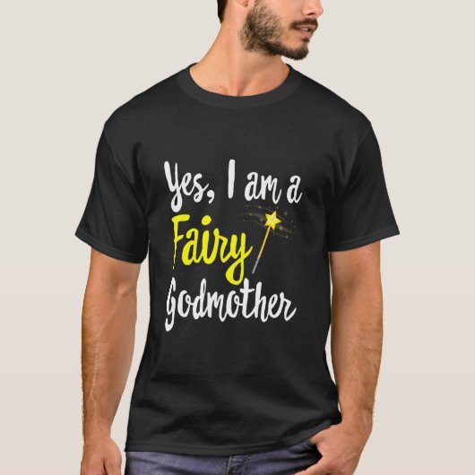 Fairy Godmoeder Magic Wand Mama Mijn Fantasy T-shirt (Voorkant)