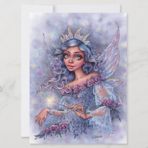 Fairy Godmoeder Magic Wings Fantasy Woman Art Kaar