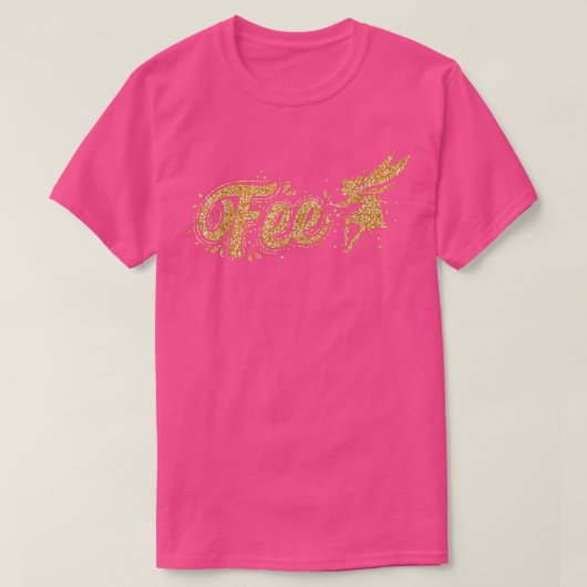 Fairy Godmoeder met Angel Wings T-shirt (Design voorkant)