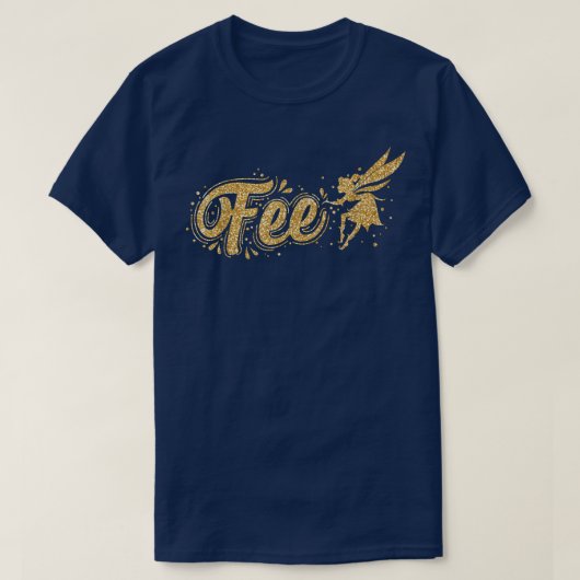 Fairy Godmoeder met Angel Wings T-shirt (Design voorkant)
