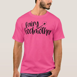 Fairy godmoeder schattige fee type met magische wa t-shirt