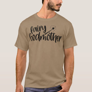 Fairy godmoeder schattige fee type met magische wa t-shirt