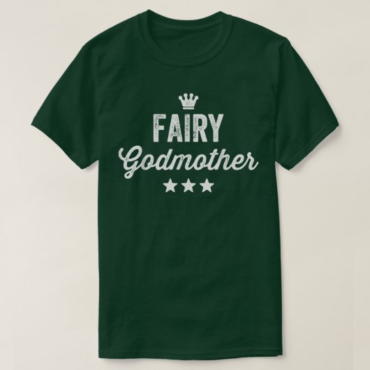 Fairy Godmoeder T Wand Star Spell Fantasy Gift T-shirt (Design voorkant)