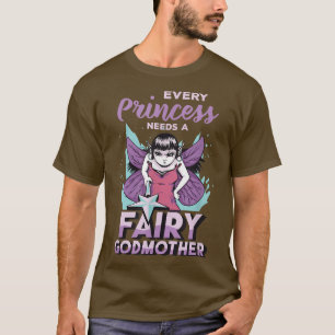 Fairy Godmother Cadeau for Women Cool Princess Go T-shirt