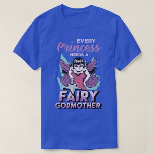Fairy Godmother Cadeau for Women Cool Princess Go T-shirt (Design voorkant)