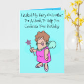 Fairy Godmother & Godfather beroemd gemaakt door F Kaart (Gele Bloem)