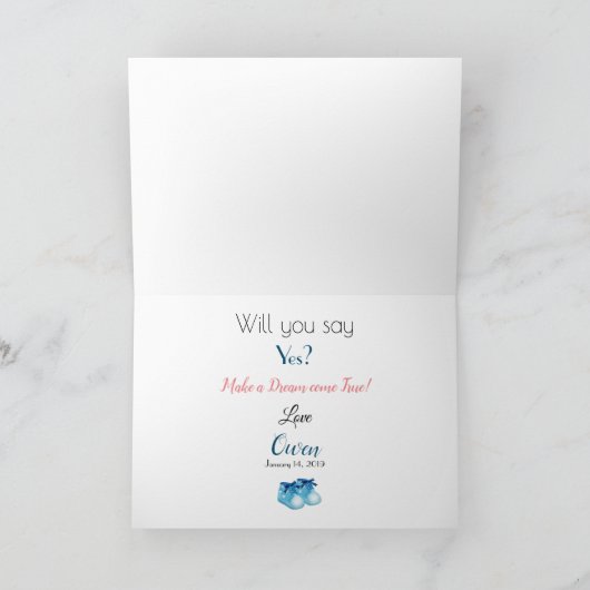 Fairy Godmother Voorstel Baby Carriage and Booties (Binnen)