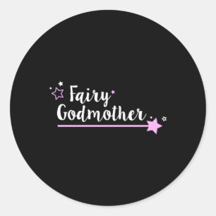 Fairy Godmother Wand Star Spell Fantasy Ronde Sticker