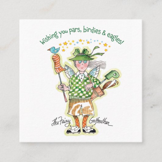 Fairy Golfmoeder Visitekaartje (Voorkant)