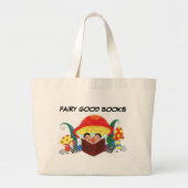 FAIRY GOOD BOOKS GROTE TOTE BAG (Voorkant)