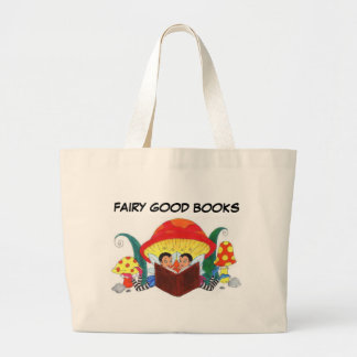 FAIRY GOOD BOOKS GROTE TOTE BAG