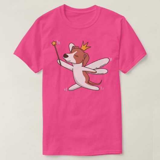 Fairy Greyhound Dog Mystical Pet Greyhound Fairy L T-shirt (Design voorkant)
