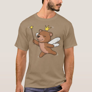 Fairy Grizzly Beer Wildlife Mystical Animal Fairy T-shirt