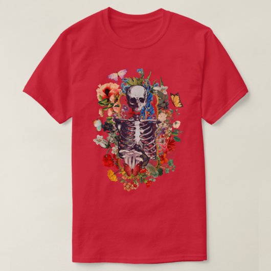 Fairy Grunge Butterfly Wing Skeleton Fairycore Aes T-shirt (Design voorkant)