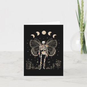 Fairy Grunge Fairycore Aesthetic Butterfly Skeleto Kaart
