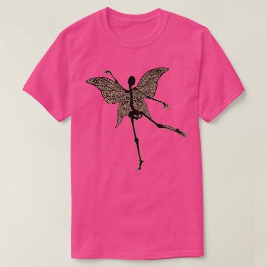 Fairy Grunge Fairycore Aesthetic Danskeleton T-shirt (Design voorkant)