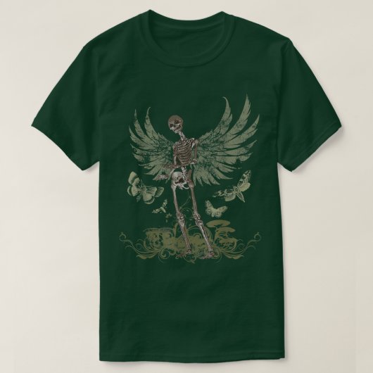 Fairy Grunge Fairycore Aesthetisch Skeleton Fairy  T-shirt (Design voorkant)
