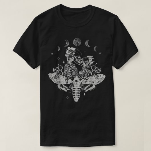Fairy Grunge Fairycore Aesthetisch Skeleton Gothic T-shirt (Design voorkant)