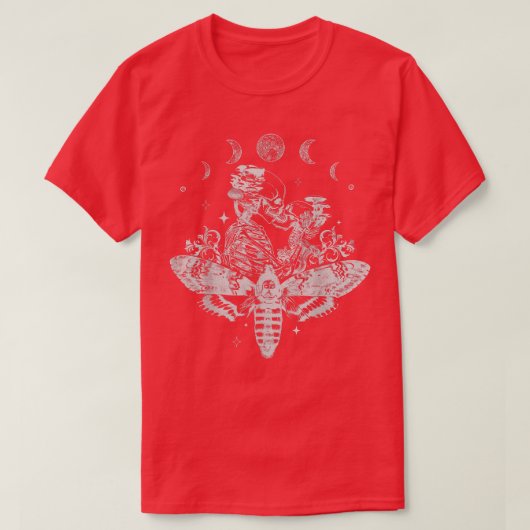 Fairy Grunge Fairycore Aesthetisch Skeleton Gothic T-shirt (Design voorkant)