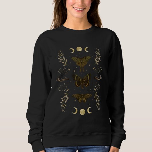 Fairy Grunge Fairycore Aesthetische Gothic Luna Mo Trui (Voorkant)