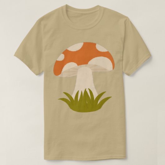 Fairy grunge paddenstoel mannen vrouwen grijp t-shirt (Design voorkant)